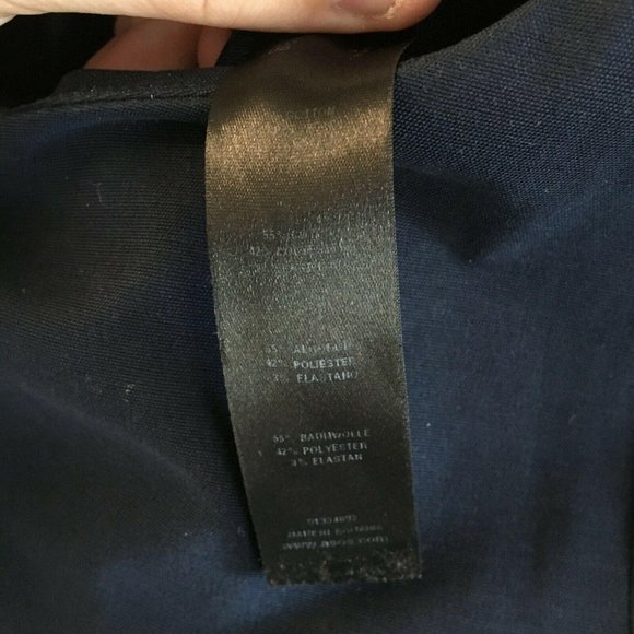 Asos Womens Fit & Flare Skater Dress Size 2 Black Short Sleeve Round Neck Zip - Picture 6 of 6